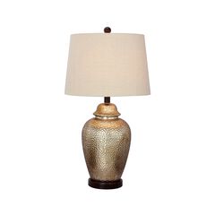 Oil Rubbed Bronze Glass & Metal 27 1/2" Table Lamp