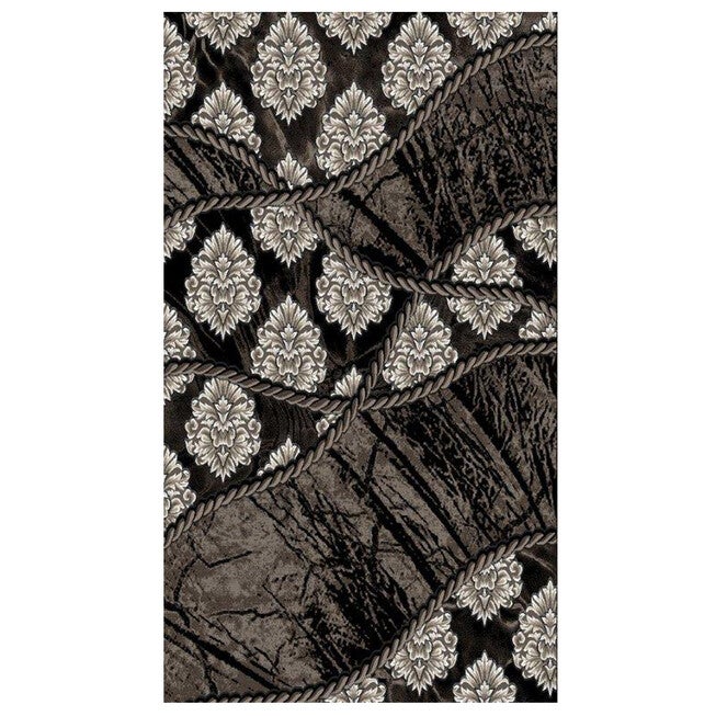 Jewel 8' x 10' Area Rug, BROWN BLACK, hi-res image number null