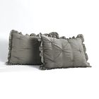 Ravello Pintuck Ruffle Skirt Bedspread 3 Pc Set, , alternate image number null