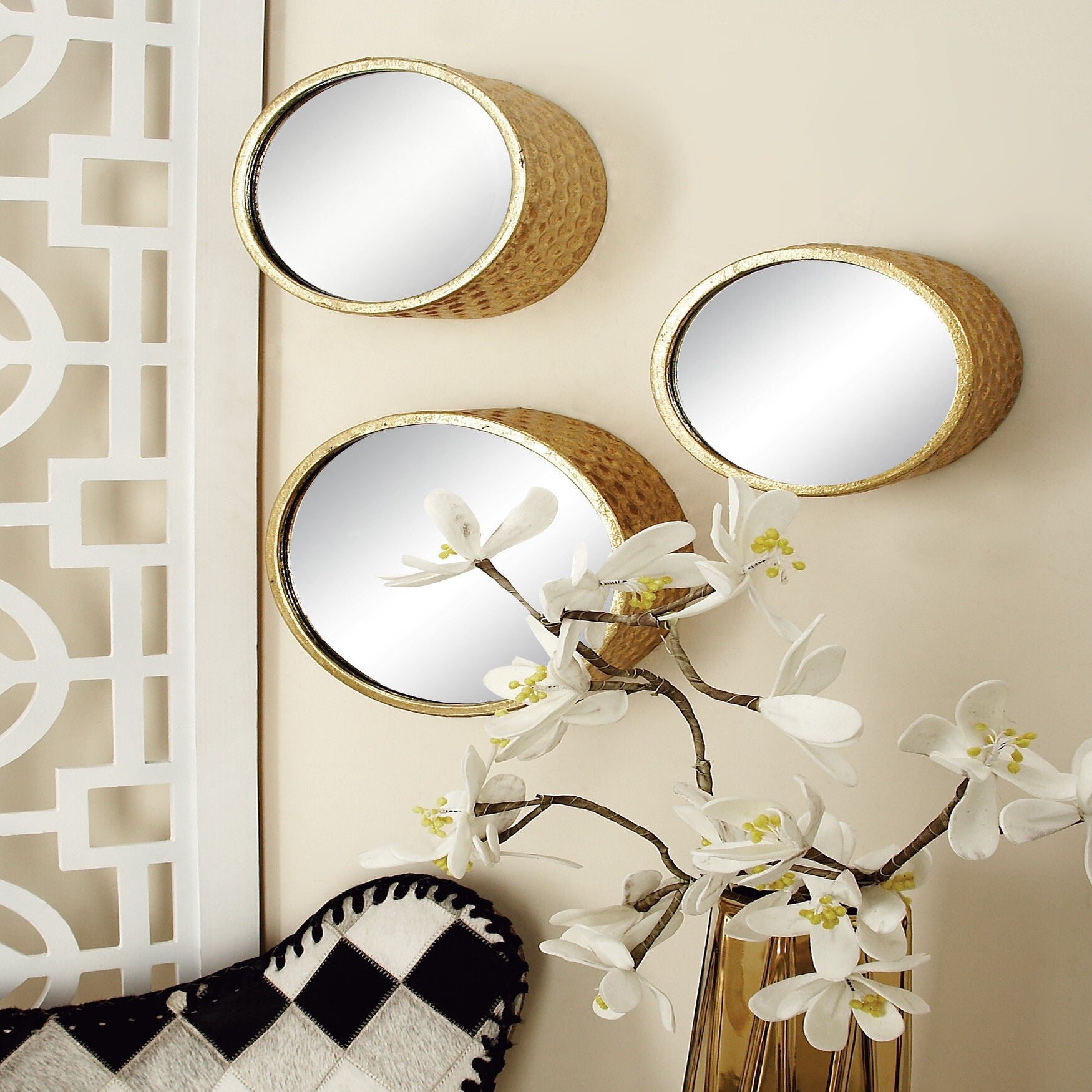 Cosmoliving By Cosmopolitan Set Of 7 Wall Mirror, , alternate image number 6