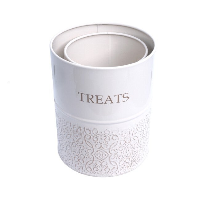 Dog Treat Canister - White Swan (Set Of 2), , alternate image number 2