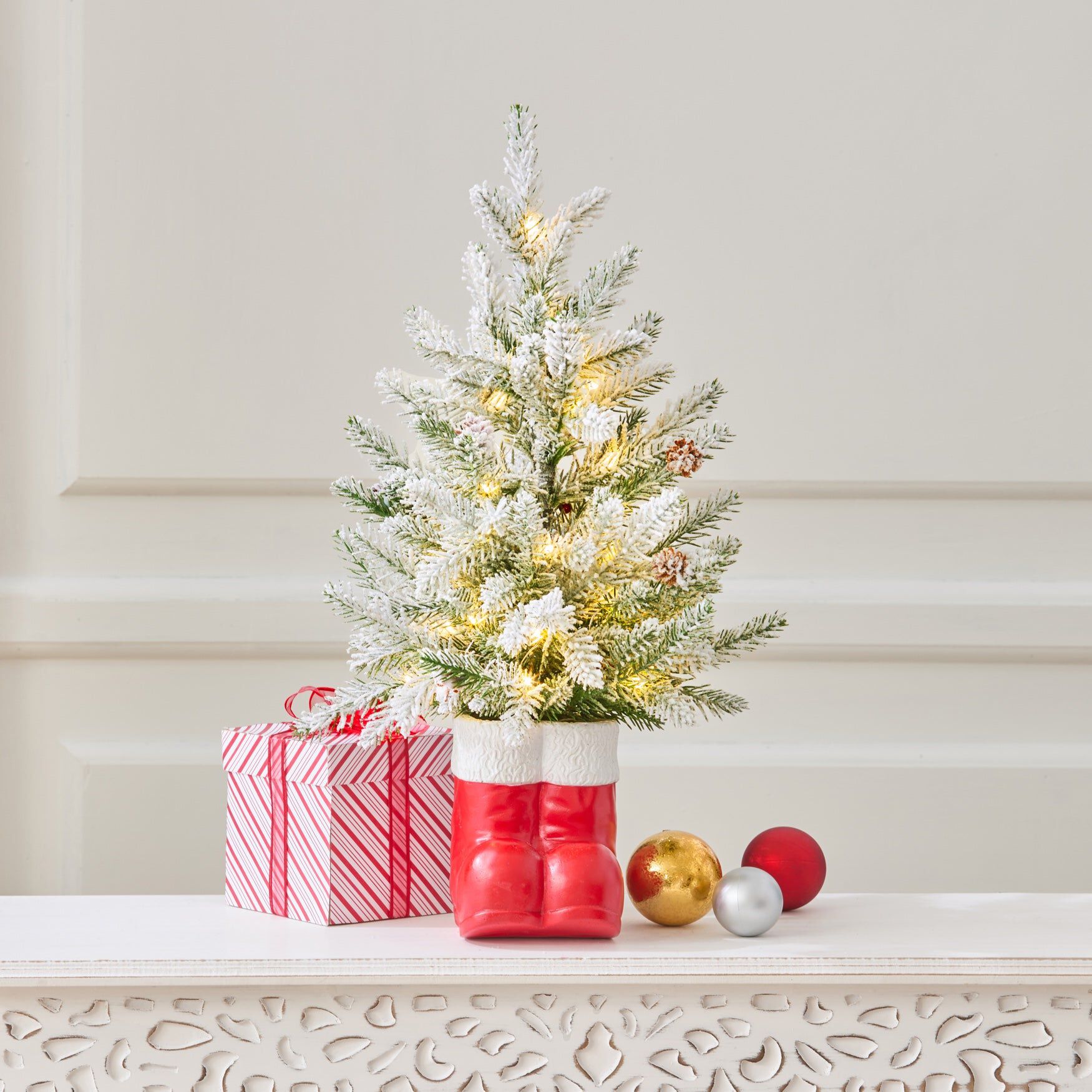 Pre-Lit Tabletop Trees