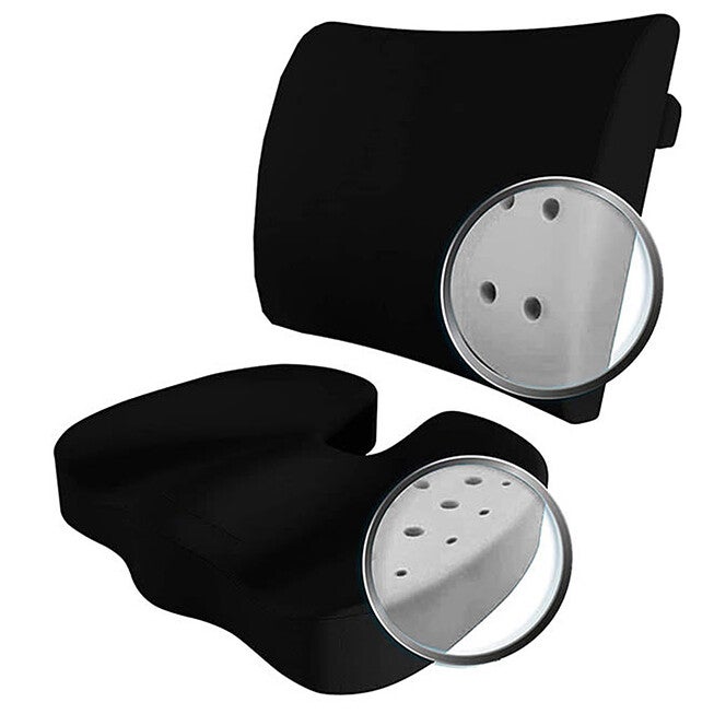 Doctor Pillow Supa Modern Comfort Office Cushio White Standard, BLACK, alternate image number null