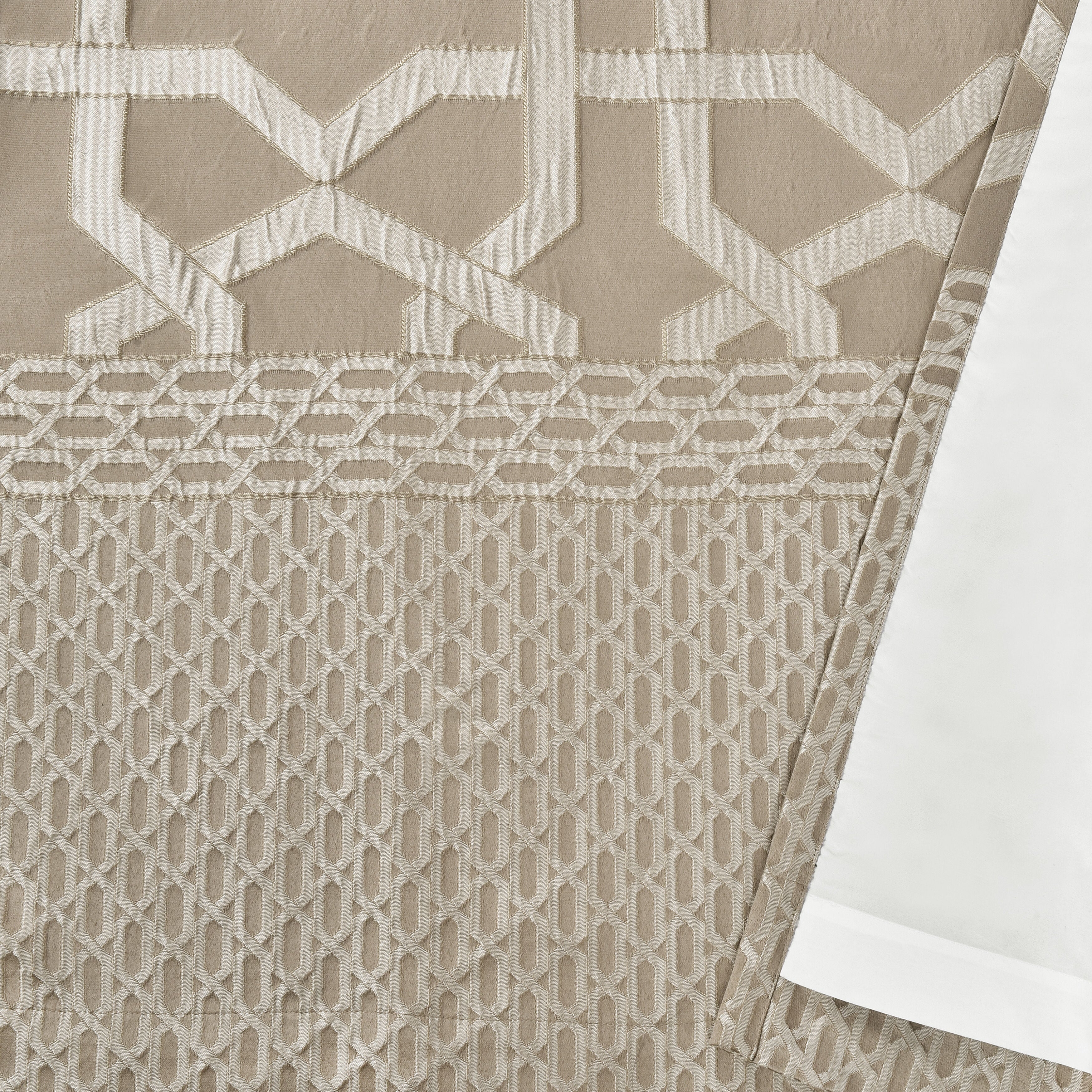 OLYMPUS 84 inches GROMMET PANEL PAIR, SAND, on-hover image number 1