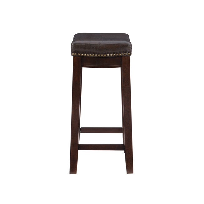 Claridge Faux Leather Upholsterd Seat Bar Stool, , alternate image number 2