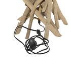 Beige Wood Rustic Floor Lamp, , alternate image number null