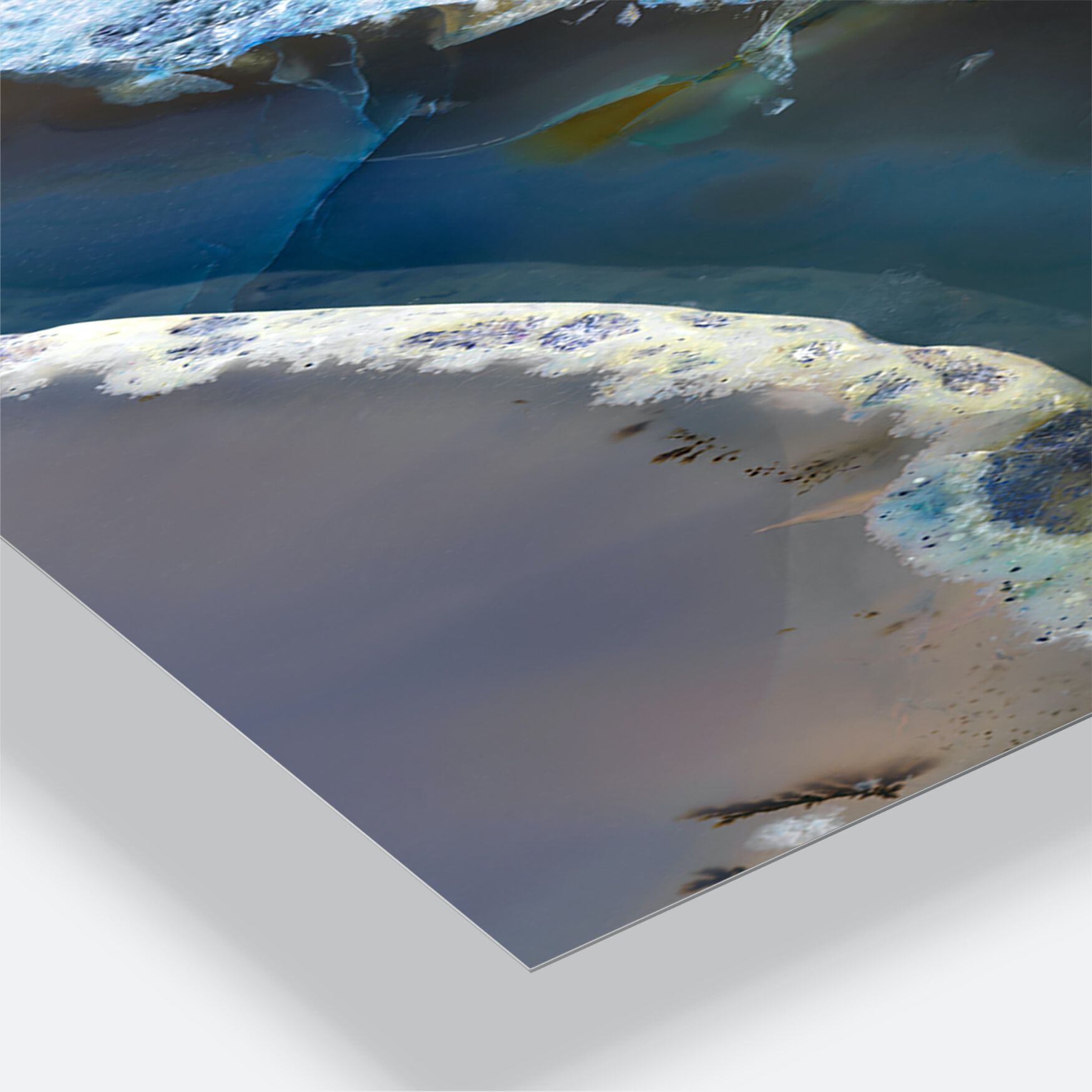 Mineral Slice Xv Large Fashion Multipanel Wall Clock, , alternate image number 2