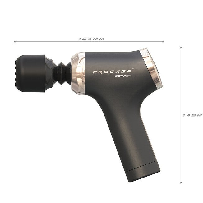 Prosage Copper Massage Gun Wellness, BLACK, hi-res image number 0