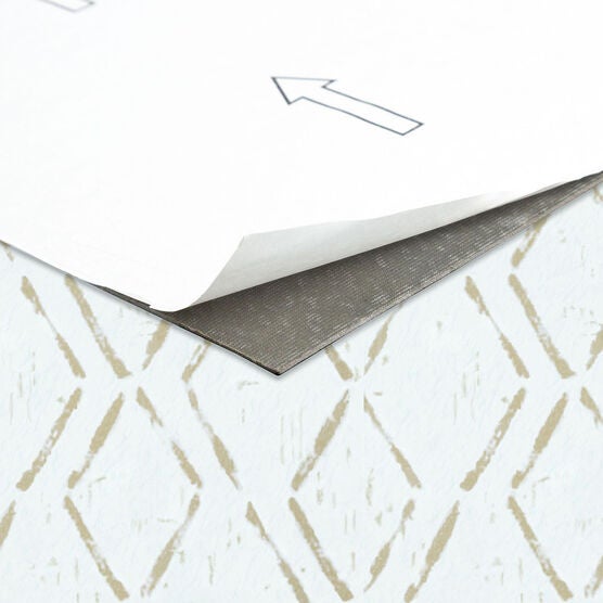Retro 12x12 Self Adhesive Vinyl Floor Tile - Diamond - 20 Tiles/20 sq. ft., , alternate image number null