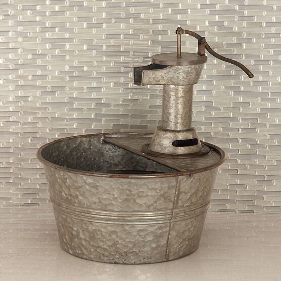 Grey Iron Farmhouse Fountain, , alternate image number null