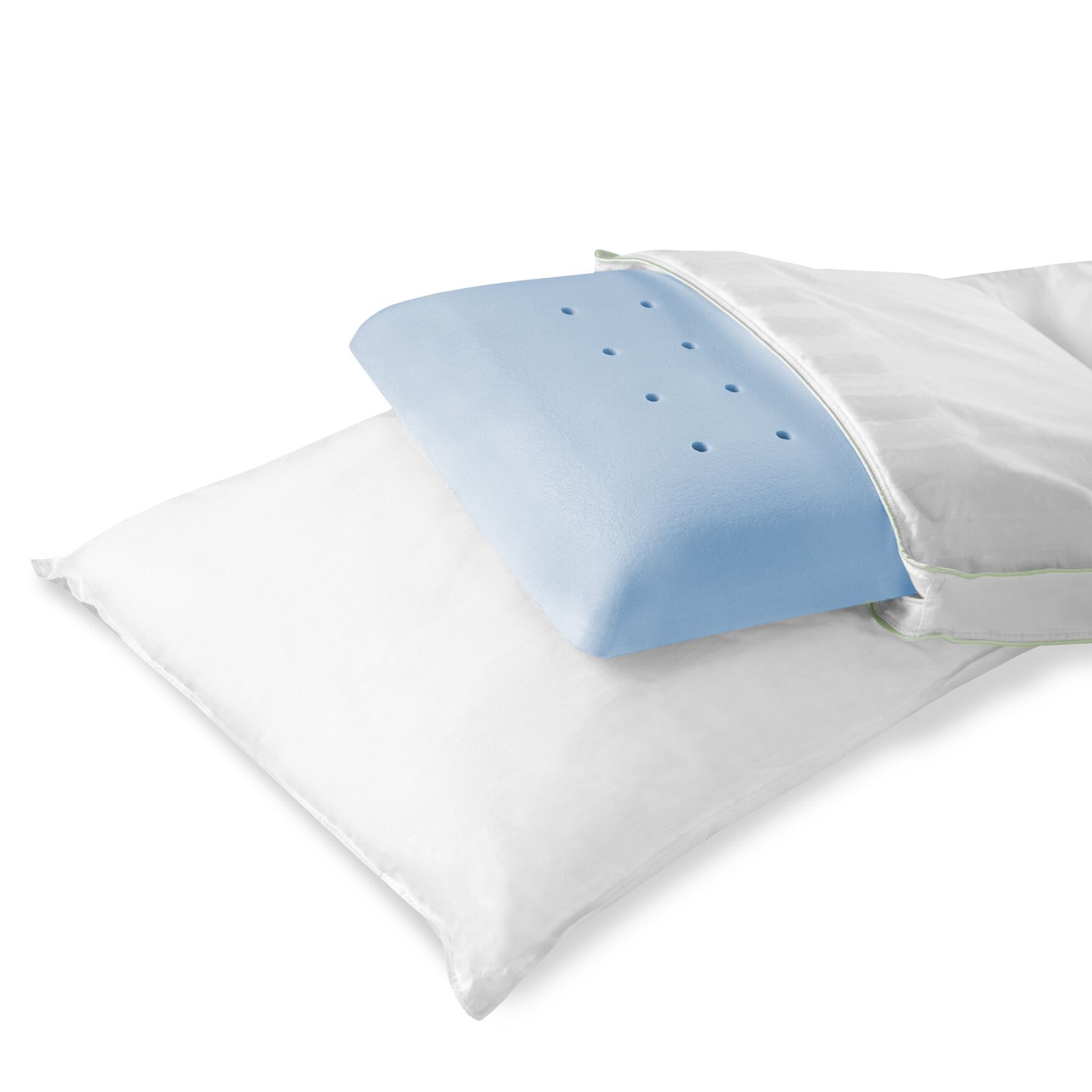 SensorPEDIC Dual Comfort Supreme Gusseted Bed Pillow, , alternate image number 4