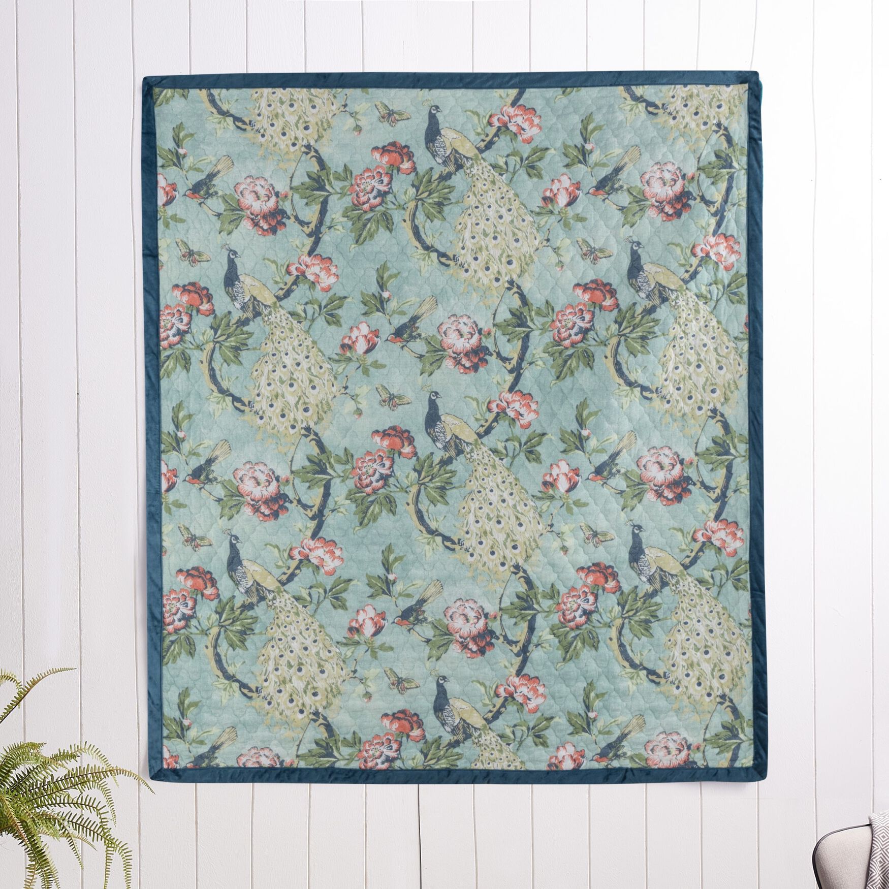 Pavona Quilted Throw Blanket, , on-hover image number 1