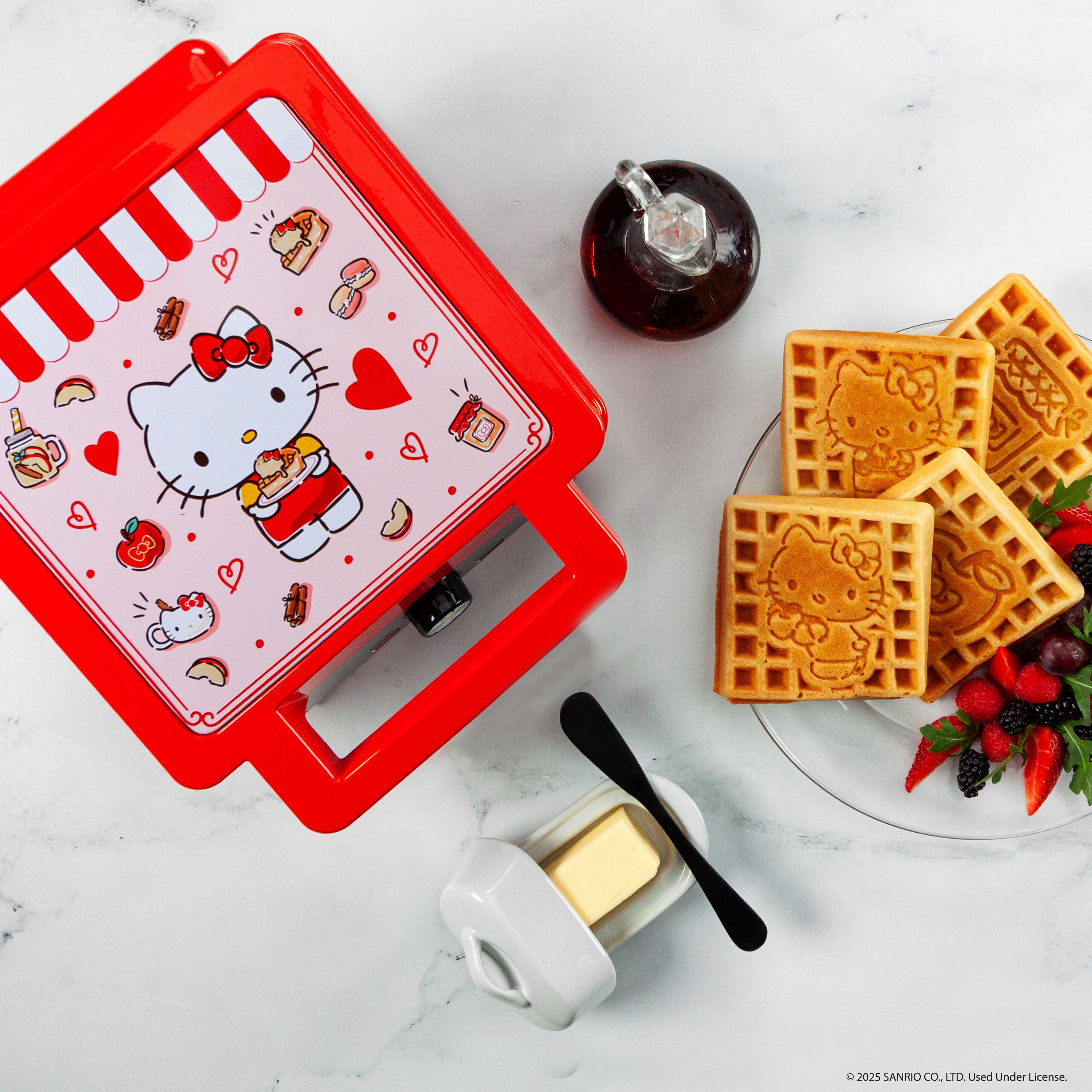 Hello Kitty Deluxe Waffler, RED, hi-res image number 0