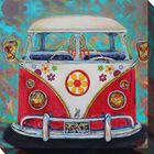 Hippie Van Outdoor Wall Art, MULTI, hi-res image number null