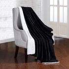 Soft Sherpa Reversible 15lb Weighted Blanket with Washable Cover , , alternate image number null