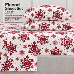 Cotton Flannel Print Sheet Set