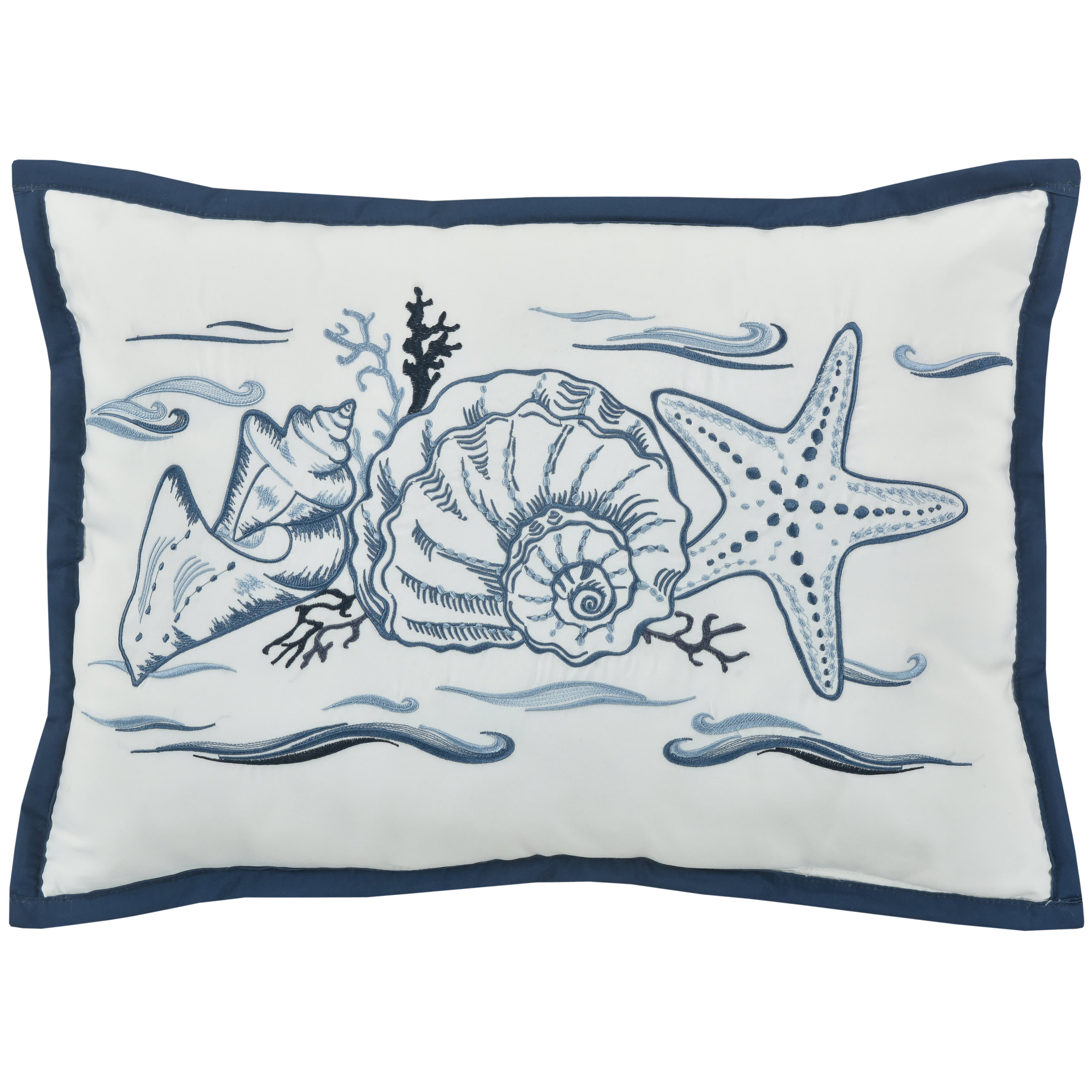 Balboa Boudoir Decorative Throw Pillow, BLUE, hi-res image number null