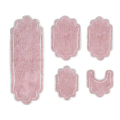 Allure 5 Piece Set Bath Rug Collection