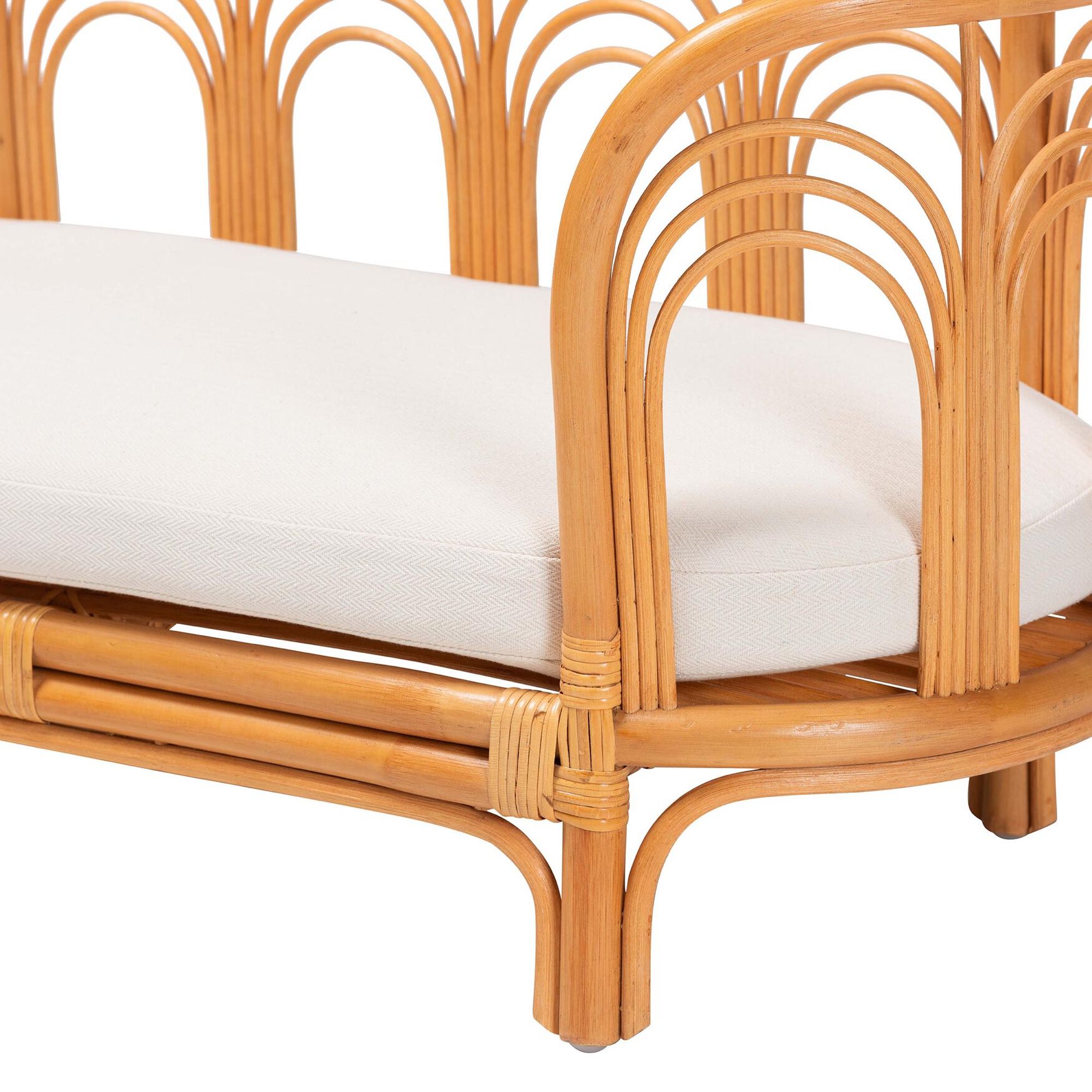 Nariko Bohemian Light Honey Rattan Pet Bed, , alternate image number 4