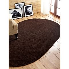 Better Trends Chenille Solid Braid Collection Reversible Indoor Area Utility Rug in Vibrant Colors,