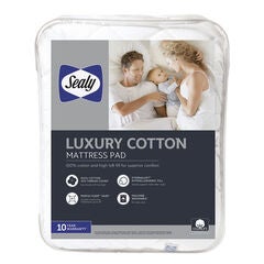 Sealy Luxury 100% Cotton Mattress Pad