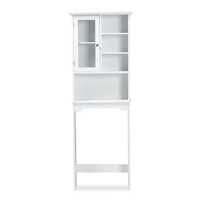 Campbell Wood Over The Toilet Bathroom Storage Cabinet Furniture, , alternate image number 2