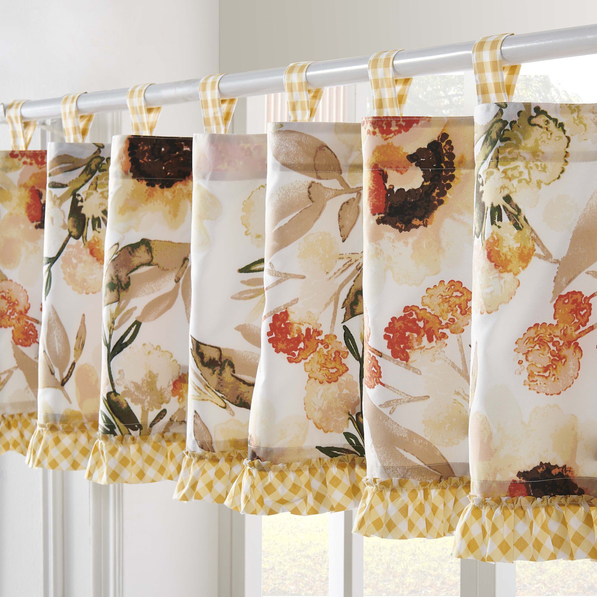 Somerset Window Treatment Valance Curtains, GOLD, alternate image number 3