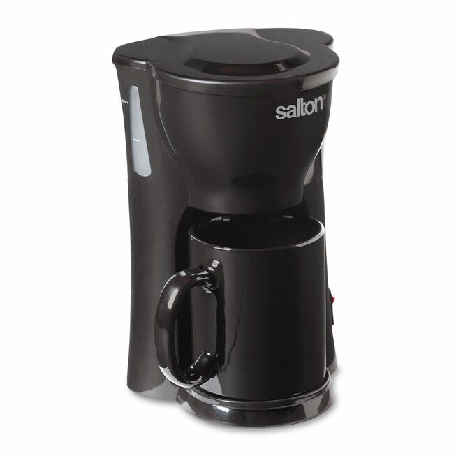 Space Saving 1 Cup Coffee Maker - Black, BLACK, hi-res image number null