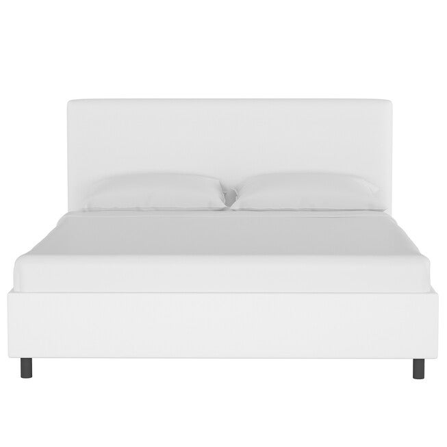 Twill Upholstered Platform Bed, , on-hover image number 1