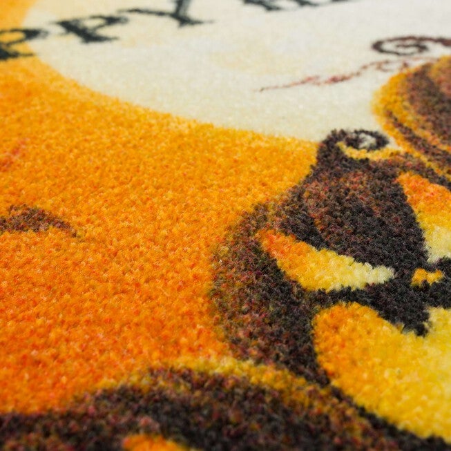 Pumpkin Sunset Orange Kitchen Rug, , alternate image number null