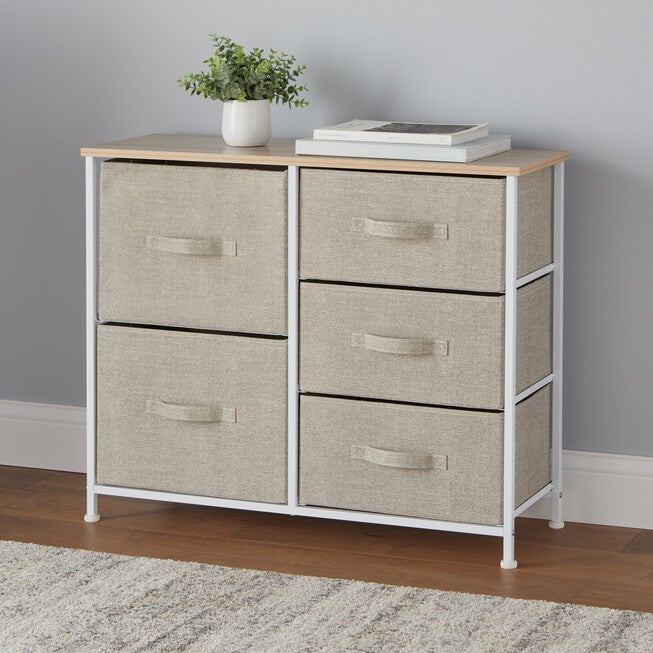 5-Drawer Eve Storage Dresser, NATURAL, hi-res image number null