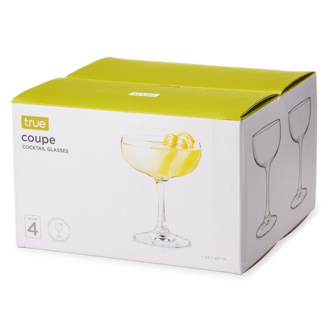 7 Oz Coupe Glasses, Set Of 4 By True, , alternate image number null