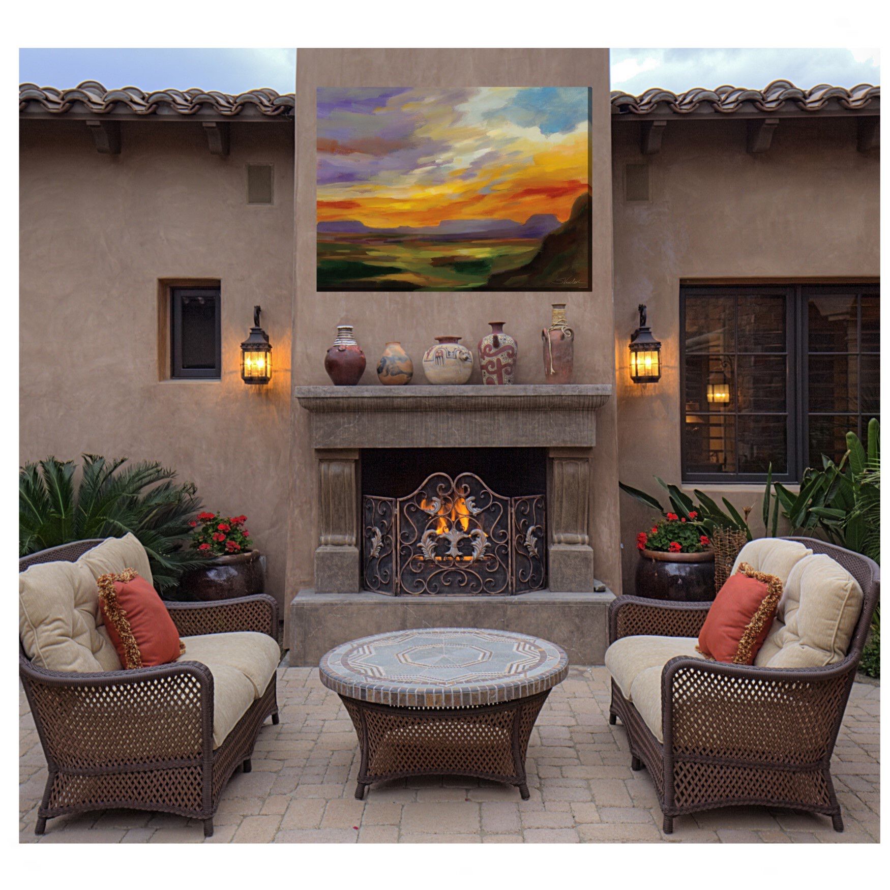Sonoran Sunset Outdoor Art, , on-hover image number 1