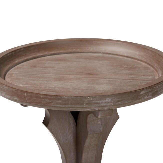 Westlyn French Country Antique Brown Wood End Table, ANTIQUE BROWN, alternate image number 3