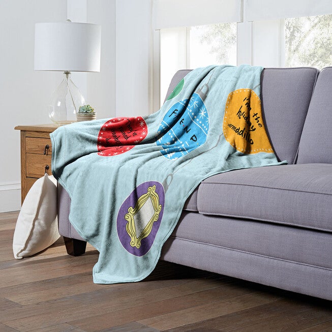 Wb Friends Quippy Ornaments Silk Touch Throw, , alternate image number null