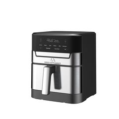 Uber Appliance 7Qt 8-Function Digital Air Fryer - Stainless Steel Ceramic Coated Non Stick