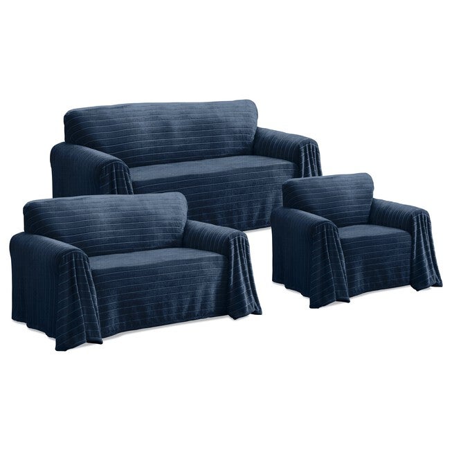 Nolan Plush Cozy Loveseat Throw Furniture Cover, , alternate image number null