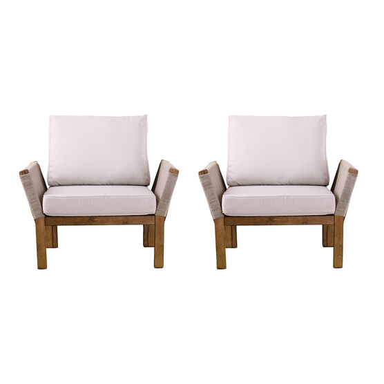 Brendina Outdoor Armchair w/ Cushions – 2pc Set, , alternate image number null