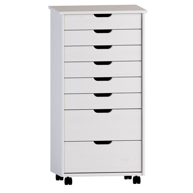 Croghan Eight Drawer Rolling Storage Cart, , alternate image number 2