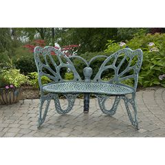 Butterfly Bench White