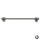 Super Hold Magnetic Window Curtain Rod Set Window, PEWTER, hi-res image number null