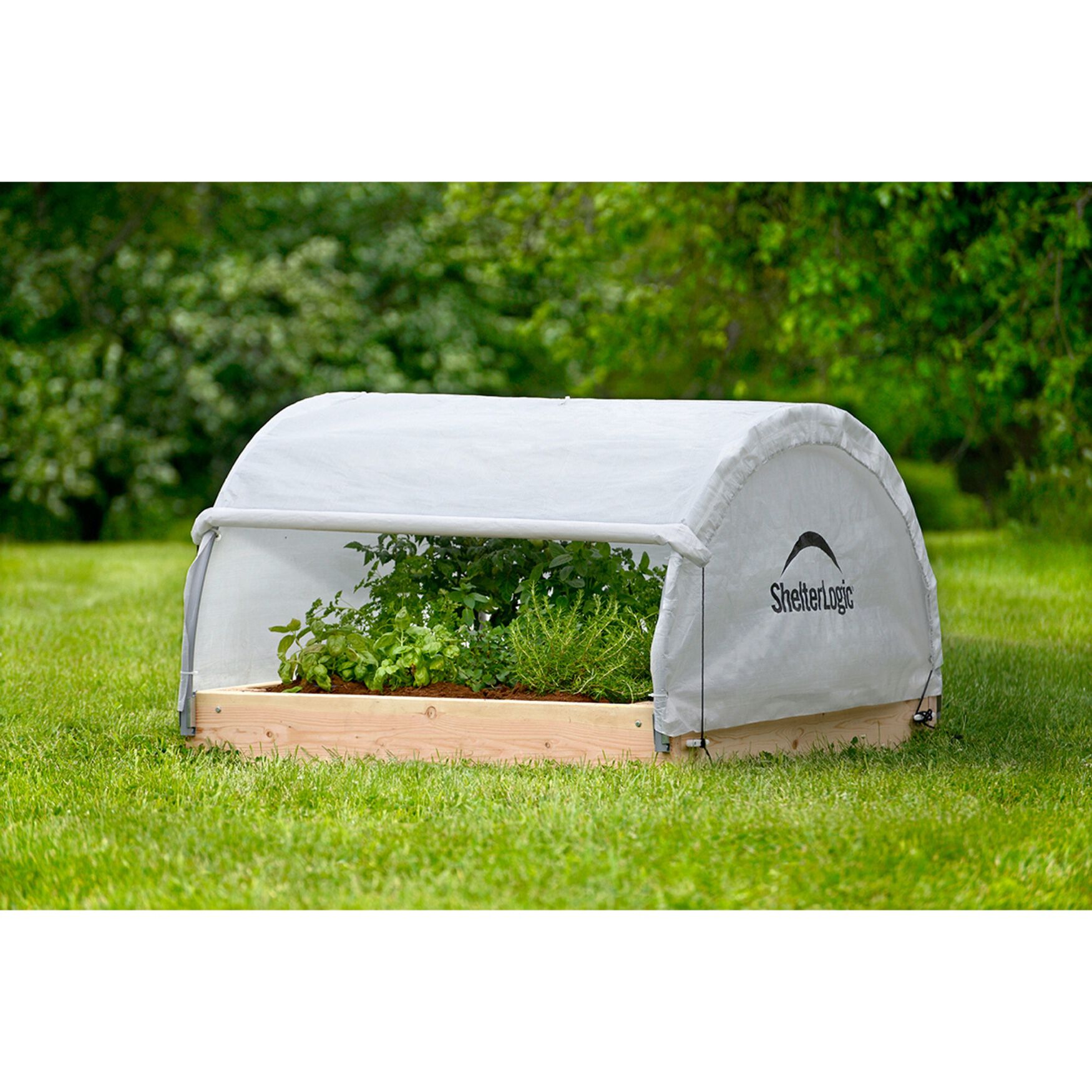 GrowIT Backyard Raised Bed Round 4 x 4 ft. Greenhouse, , alternate image number 2