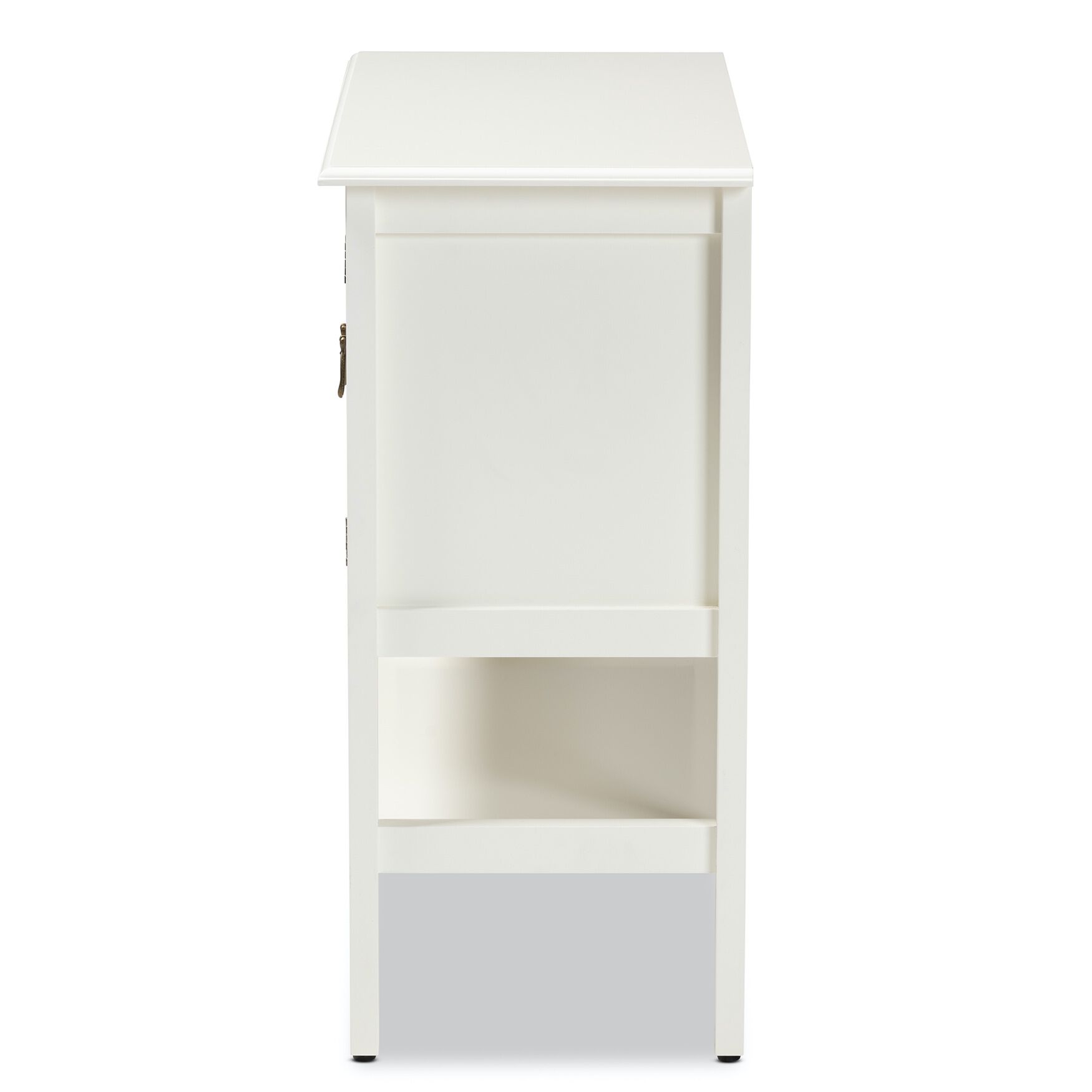 Chauncey Wood And Glass 2-Door Kitchen Storage Cabinet Furniture, , alternate image number 3