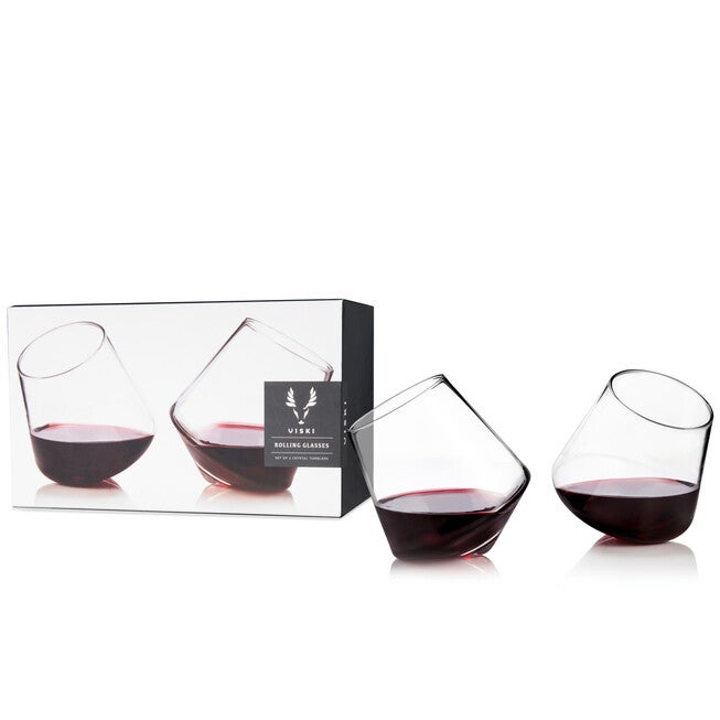 Rolling Crystal Wine Glasses, , alternate image number 7