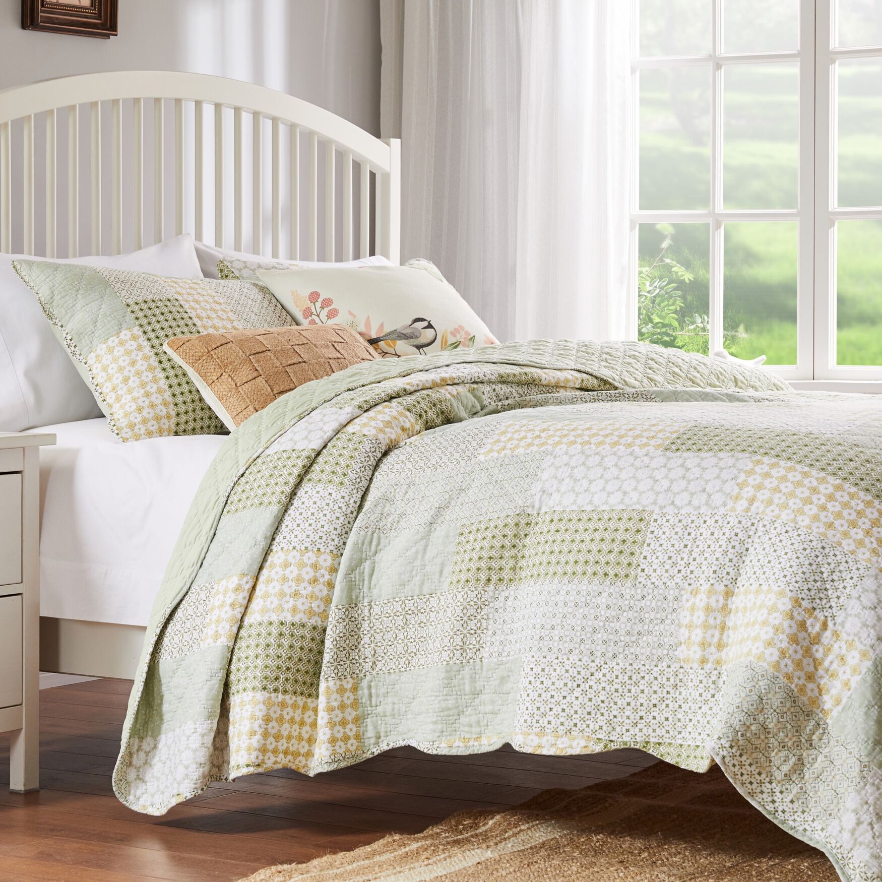 Juniper Quilt Set , SAGE, hi-res image number 0