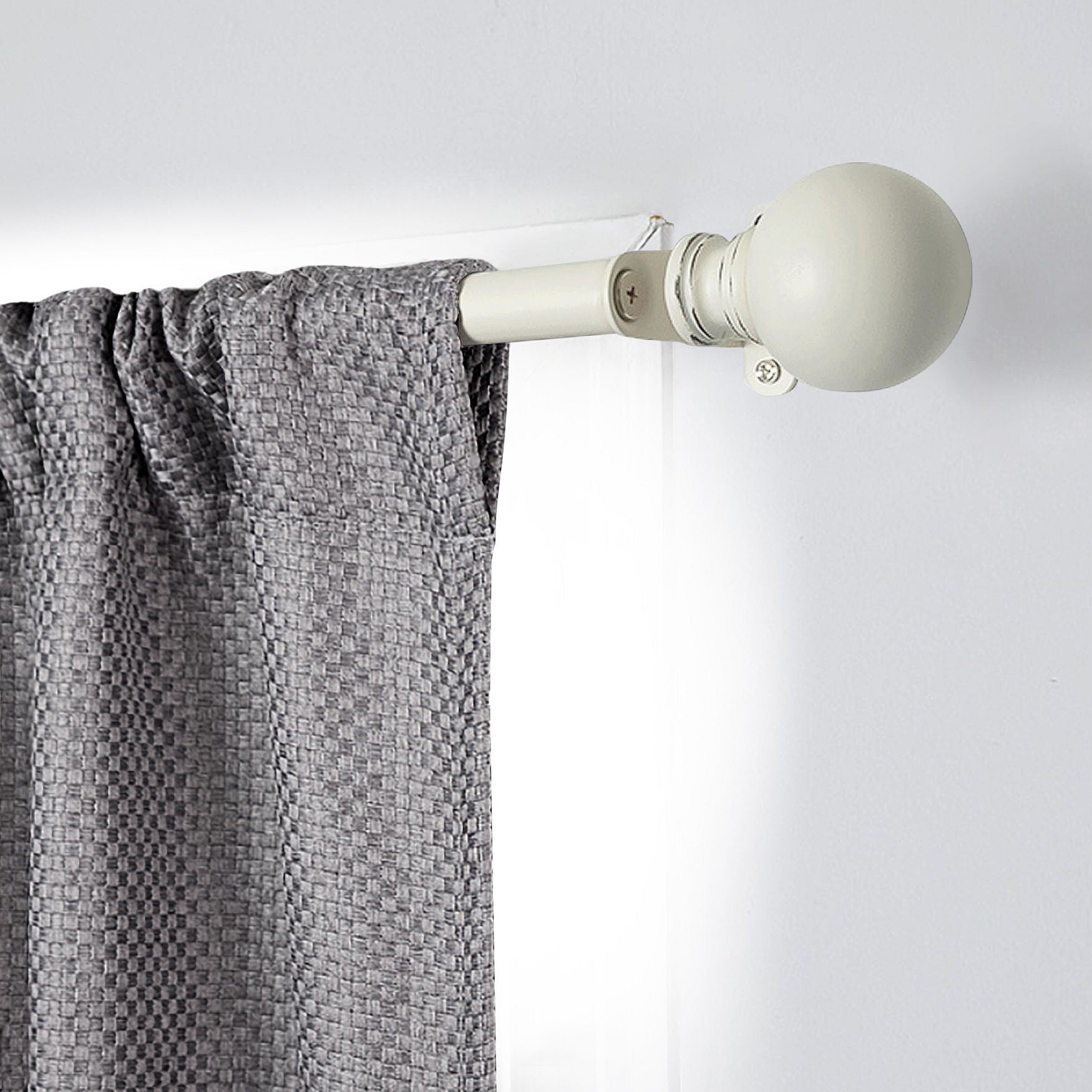 Innovative Decorative Room Darkening Wrap Around Rod & Finial 66-120, , alternate image number 18