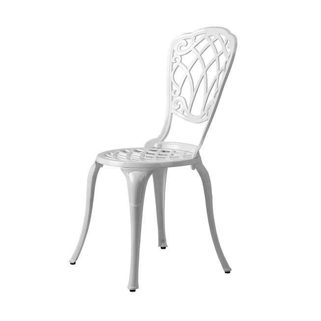 Palisade Aluminum 3-piece Bistro Set in White, , alternate image number null