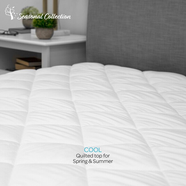 SensorPEDIC All Seasons Reversible Mattress Pad, , on-hover image number null