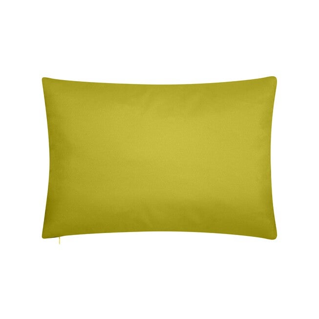 Fine Line Embroidered Floral 14x21 Indoor Outdoor Decorative Lumbar Pillow, , on-hover image number 1