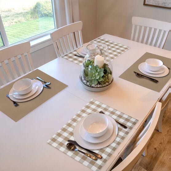 Buffalo Check Reversible Placemat - Set of Four, , alternate image number null